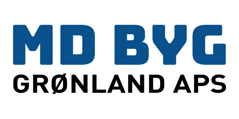 MD-Byg Grønland liggende logo